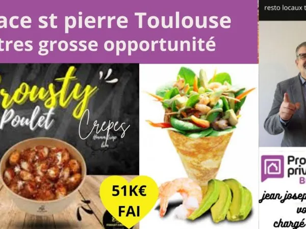 Place Saint Pierre Toulouse - RESTAURANT RAPIDE, SNACK, GLACIER