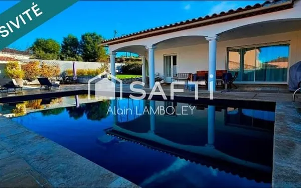 Villa d'exception avec piscine et dépendance de 28 m2 ✅