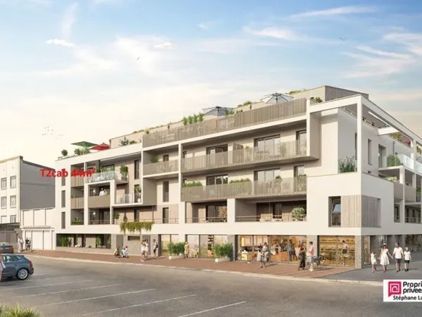 Appartement Stella 2 pièce(s) 44.19 m2 avec terrasse 4m² et parking