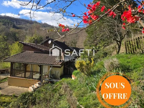 Maison 3 chambres, 2ha65 de terrain boisé
