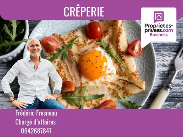 Crêperie MORBIHAN SUD - 250 m², 200 COUVERTS AVEC TERRASSE