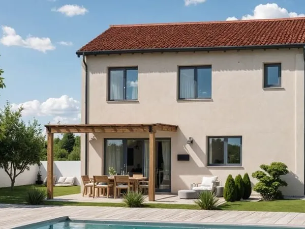 Maison de 105m2 hab avec 4 chambre et bureau indépendant