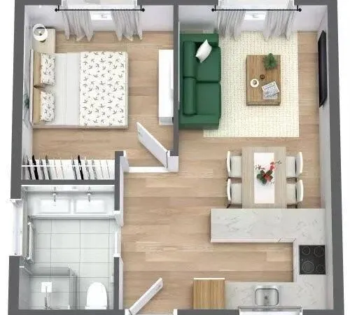 Appartement 2 pièces