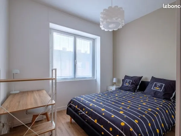 Chambre immediatement disponible dans T4 tout confort