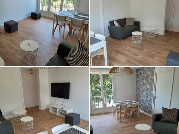 2 chambres Colocation appartement meublé villenave d'ornon proche tram bus bordeaux universites