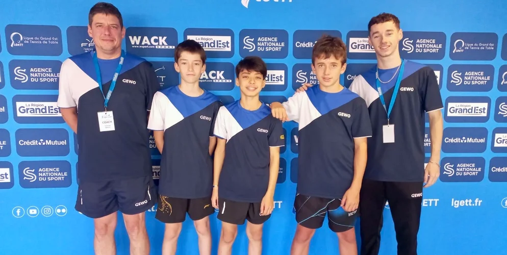 3 jeune Marlychois aux Euro-mini champs de Strasbourg!