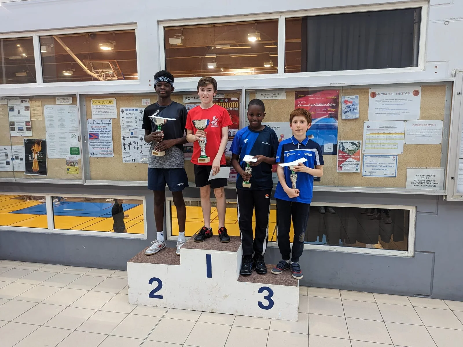 Balle d'or des Yvelines 2023 - 3 coupes pour Elijah Lainé Bruno dont l'or pour le tableau 600 à 900