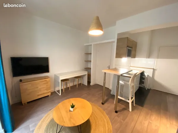 Location studio meublé entièrement équipé