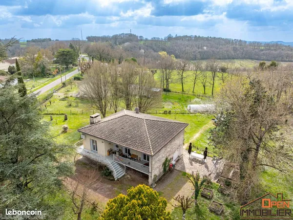 Vente | Maison | 5p | 4ch | 125 m² | Cancon | Expo Sud | Jardin