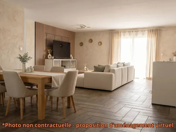Maison de plain pied avec garage, à seulement 5 minutes de La Rochefoucauld