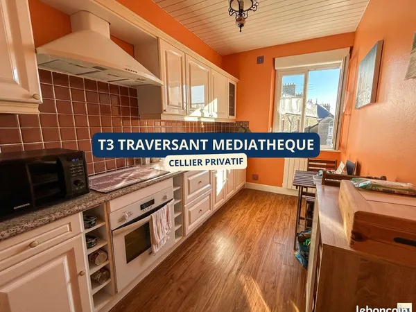 Appartement 3 pièces 60 m²