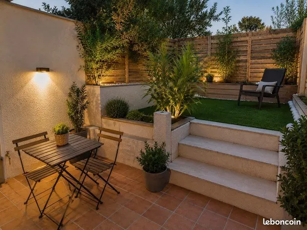 Location à l'année - Charmant Mazet en Duplex T2 - Piscine/Tennis