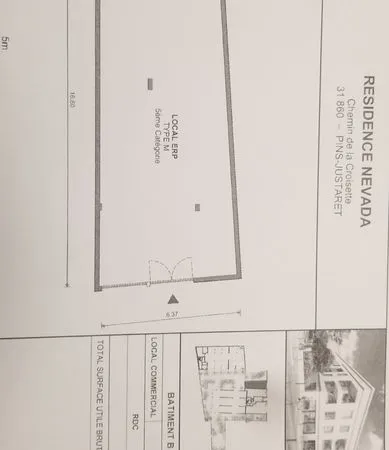 Local commercial neuf 94 m² emplacement 1er choix