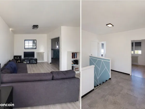 Maison individuelle rénovée 123 m² utiles sur terrain de 500 m² - 350 000