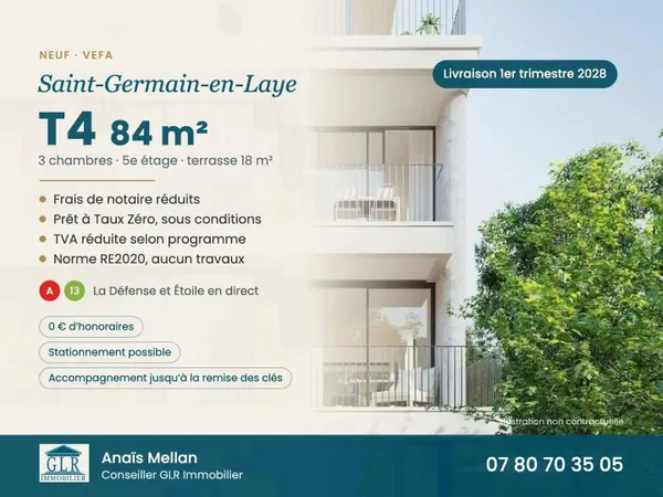 Appartement 4 pièces 84 m²