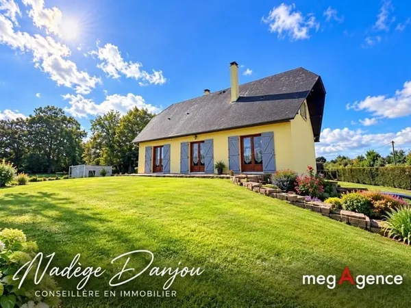 VIRE NORMANDIE MAISON 4 CHAMBRES 129M2 AVEC SOUS -SOL TERRAIN 6162 M2