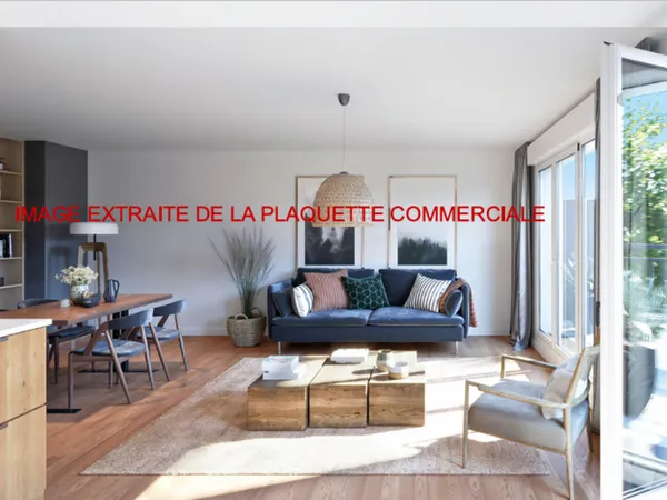 Appartement 2 pièces 38 m²