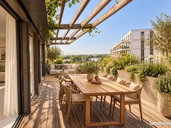 Appartement familial de 116 m² avec terrasse de 34 m²