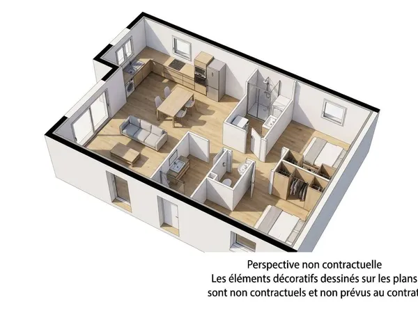 Maison 3 pièces 66 m²