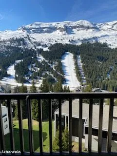 Studio 26 m² Flaine Forêt - Dernier étage plein Sud, balcon, vue dégagée