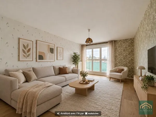 Appartement T4 de 78,60 m² avec cave et stationnement - Longu