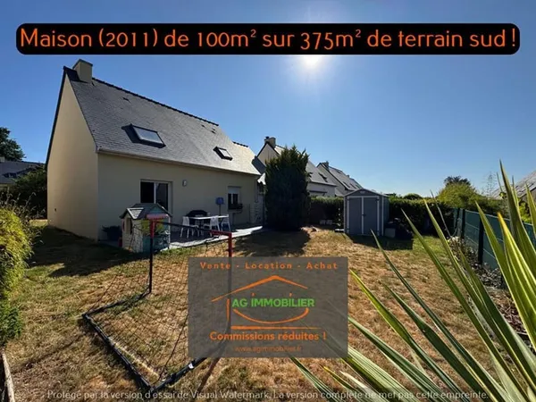 MOUAZE - Maison indépendante de 2011 proposant 100m² habitable