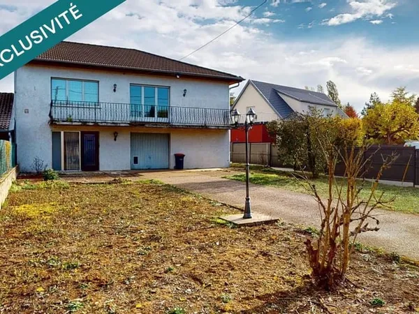 Maison individuelle sur sous-sol  4 chambres  Terrain de 1 333 m²
