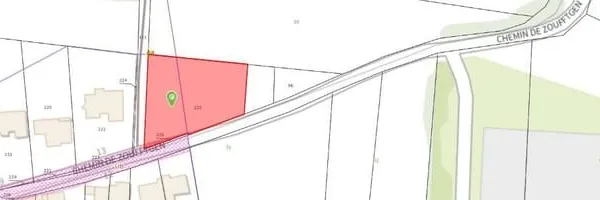 Terrain constructible 1424 m²