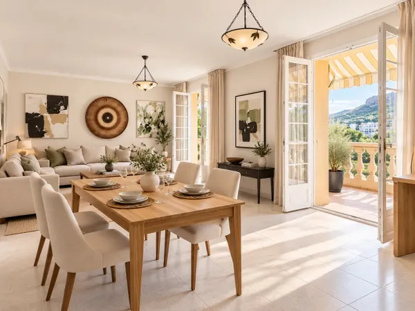 Plateau du Cap – Roquebrune-Cap-Martin | 3 pièces avec jardin, piscine, garage et vue mer