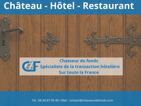 Hôtel Château fonds et murs 29 chambres