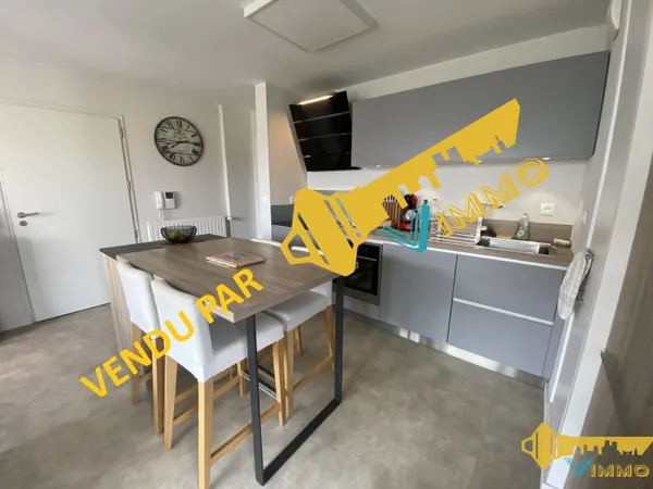 Appartement 3 pièces 54m2 + Terrasse + 2 Parkings en sous-so