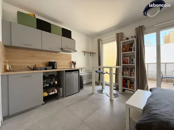 Grand T1 bis avec balcon dans résidence neuve