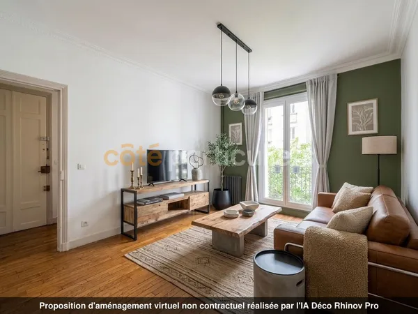Appartement T1 27m² rénové vendu meublé ? Immeuble Art Déco ? Place Monge Paris 5e