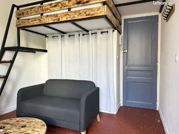 Grand Studio 25m² avec Mezzanine - Bas Cimiez