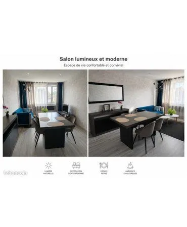 Appartement T3 entièrement meublé 63m2