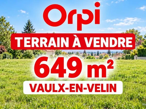 Terrain 649 m²