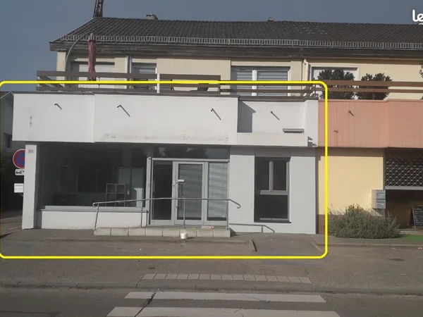 Local professionnel 70m² ou bureaux sur 67110 GUNDERSHOFFEN local commercial