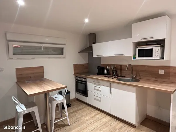 Studio meublé à louer pour étudiant(e) - Sèvres-Anxaumont (aux portes de Poitiers)