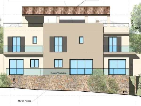 Terrain 1266 m²