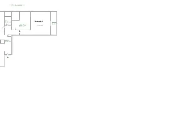 Bureaux 62 m²