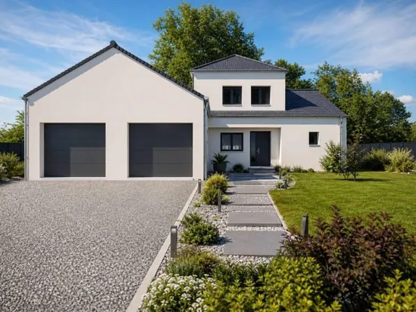 Maison sur mesure avec double garage
