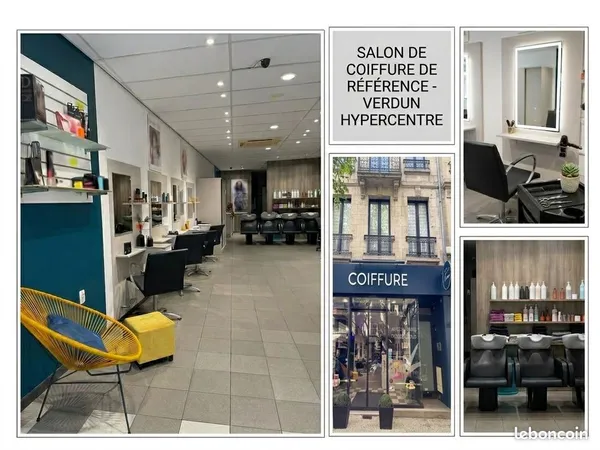 Fonds de commerce Salon de Coiffure Hypercentre Verdun - 39 000