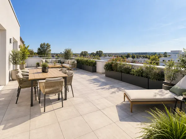 NOUVEAUTE A L'ENTREE DE TALANT - MAGNIFIQUE T4 EN ATTIQUE - TERRASSE 90M2 - EXPO SUD/OUEST