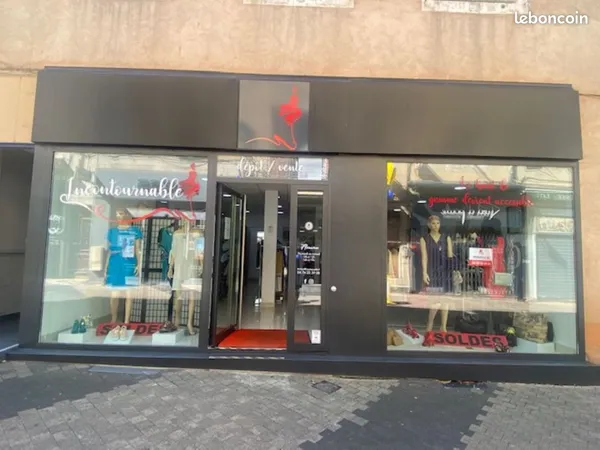 Fond de commerce rue piétonne