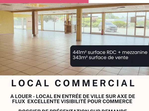 Local commercial 440 m²