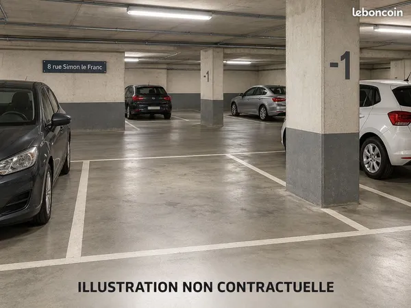 Vente Parking fermé - 1er sous-sol avec ascenseur - Paris 4e, Beaubourg