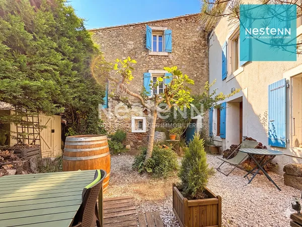 MAISON DE VILLAGE T6/7 DE 133 m2 AVEC REMISE DE 120 m2 et JARDIN 70 m2