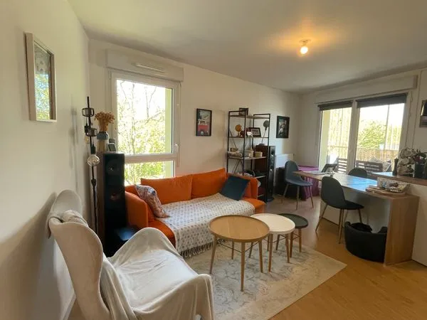Nantes Beaujoire — T3 récent de 61 m² avec balcon et parking