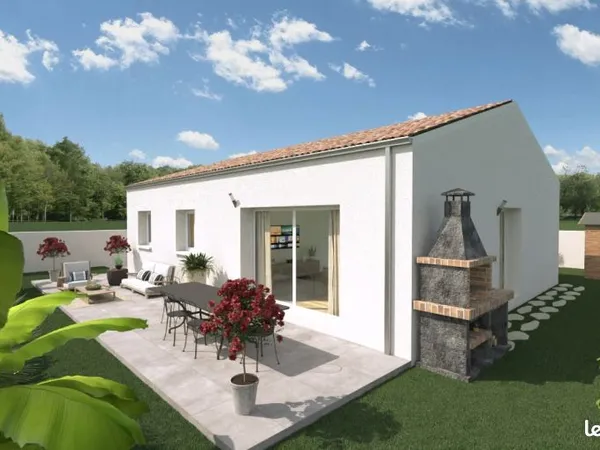 Maison contemporaine neuve 95 m² avec garage à Lignan-sur-Orb - terrain 360 m² proche Béziers