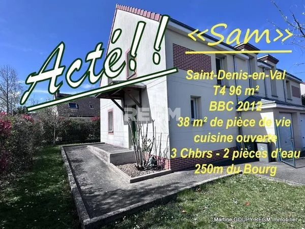 Maison 4 pièces 96 m²